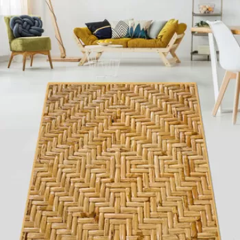 Covor, Tetris Djt , 80x120 cm, 50% TESTURA DE catifea/50% poliester, Multicolor imagine