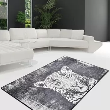 Covor, Tiger, 50% TESTURA DE catifea/50% poliester, Multicolor imagine