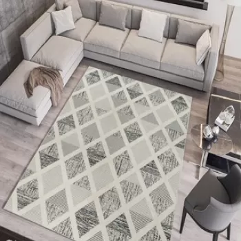 Covor, W1067, 160x230 cm, Poliester, Multicolor imagine