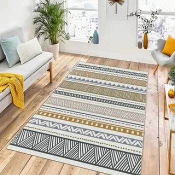 Covor, W1079, 80x120 cm, Poliester, Multicolor imagine