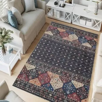 Covor, W1159, 140x220 cm, Poliester, Multicolor imagine