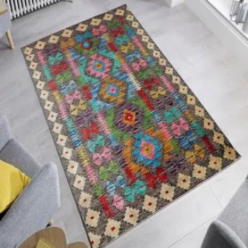 Covor, W1178, 120x180 cm, Poliester, Multicolor imagine