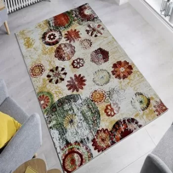 Covor, W1186, 80x120 cm, Poliester, Multicolor imagine