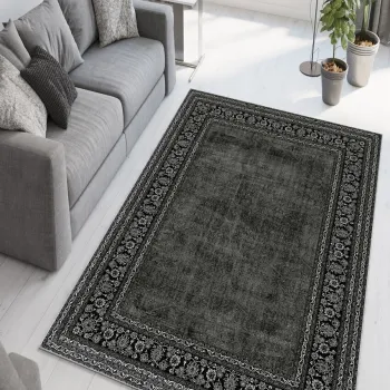 Covor, W755, 160x230 cm, Poliester, Antracit imagine