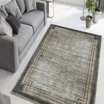 Covor, W815, 180x280 cm, Poliester, Bej / Nurca / Gri imagine
