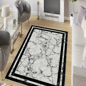 Covor, W883, 120x180 cm, Poliester, Alb imagine