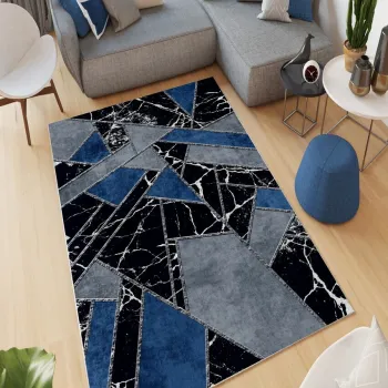 Covor, W899, 100x200 cm, Poliester, Gri imagine