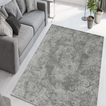 Covor, W902, 160x230 cm, Poliester, Gri imagine