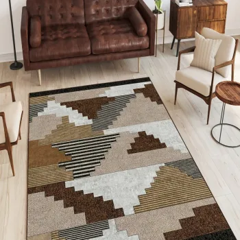Covor, W918, 100x150 cm, Poliester, Multicolor imagine