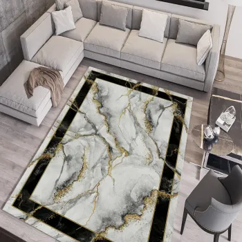 Covor, W920, 120x180 cm, Poliester, Gri imagine