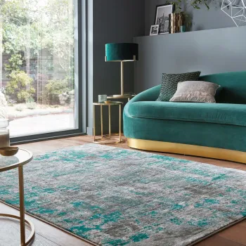 Covor Wonderlust Green, Flair Rugs, 120x170 cm, polipropilena, verde imagine
