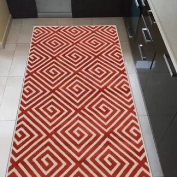 Covor, WOOKECE214, 50x80 cm, Poliester, Multicolor imagine