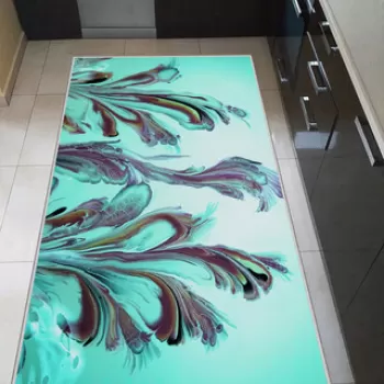 Covor, WOOKECE235, 50x80 cm, Poliester, Multicolor imagine
