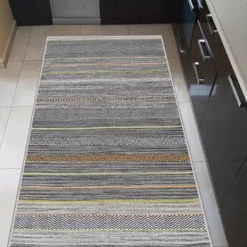 Covor, WOOKECE248, 60x100 cm, Poliester, Multicolor imagine