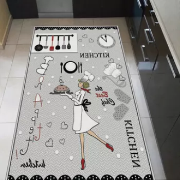 Covor, WOOKECE256, 50x80 cm, Poliester, Multicolor imagine