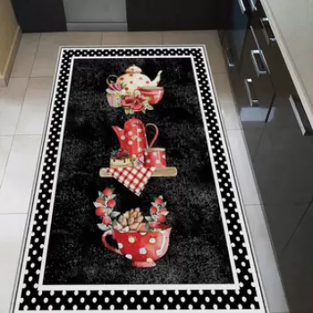 Covor, WOOKECE260, 60x100 cm, Poliester, Multicolor imagine