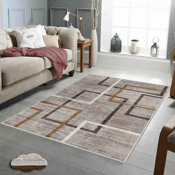 Covor, Wookece700, 120x180 cm, Poliester, Nurca / maro imagine