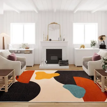 Covor, Woopamuk007, 140x220 cm, BUMBAC/POLIESTER, Multicolor imagine
