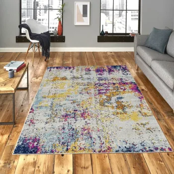 Covor, Woopamuk166, 160x230 cm, BUMBAC/POLIESTER, Multicolor imagine