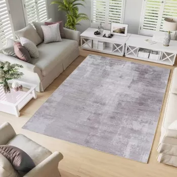 Covor, Woopamuk206, 120x180 cm, Bumbac, Gri imagine