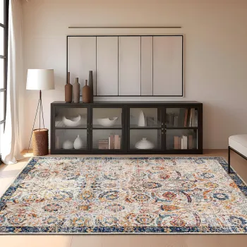 Covor, Woopamuk236, 80x300 cm, BUMBAC/POLIESTER, Multicolor imagine