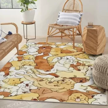 Covor, Woopamuk237, 160x230 cm, Bumbac, Multicolor imagine