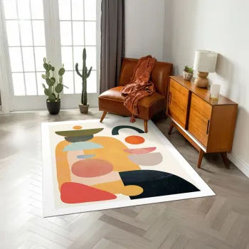 Covor, Woopamuk272, 180x280 cm, BUMBAC/POLIESTER, Multicolor imagine