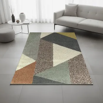 Covor, Woopamuk283, 160x230 cm, BUMBAC/POLIESTER, Multicolor imagine