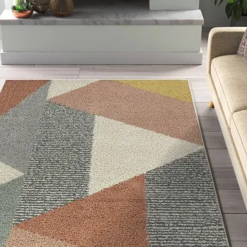 Covor, Woopamuk285, 140x220 cm, BUMBAC/POLIESTER, Multicolor imagine
