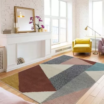 Covor, Woopamuk286, 120x180 cm, Bumbac, Multicolor imagine