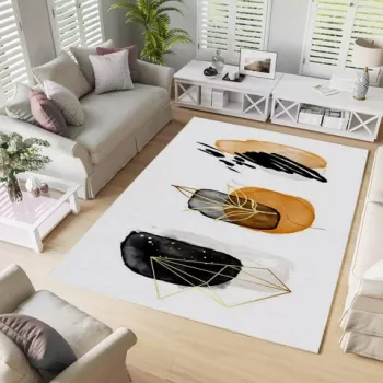 Covor, Woopamuk330, 160x230 cm, Bumbac, Alb imagine