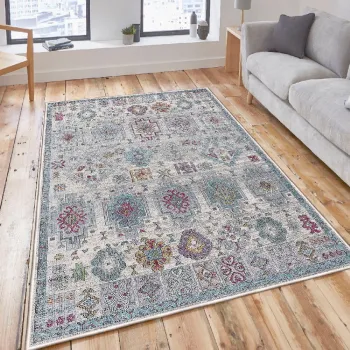 Covor, Woosonil107, 180x280 cm, Bumbac, Multicolor imagine