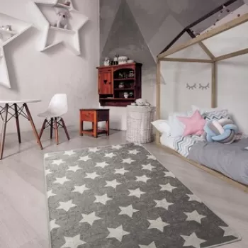 Covor, Y?ld?z, 100x160 cm, Catifea, Multicolor imagine