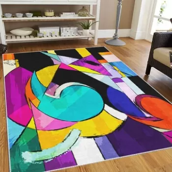 Covor, ym (136), 140x220 cm, Poliester, Multicolor imagine