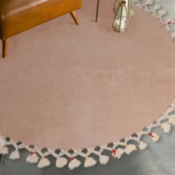 Covoras de baie, Alanur Home, 1286, Fibre acrilice, Cappuccino imagine