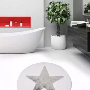 Covoras de baie, Chilai, All Star, Fibre acrilice, Multicolor imagine