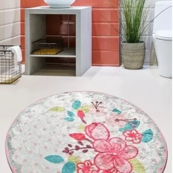 Covoras de baie, Chilai, Armoni DJT, multicolor imagine