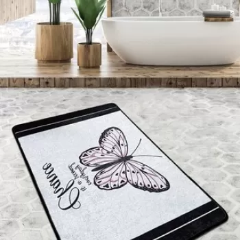 Covoras de baie, Chilai, Change Djt (70 x 120), 70x120 cm, Poliester, Multicolor imagine