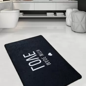 Covoras de baie, Chilai, Con Amore Djt (70 x 120), 70x120 cm, Poliester, Multicolor imagine