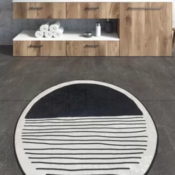 Covoras de baie, Chilai Home, Bomb, Poliester, Multicolor imagine