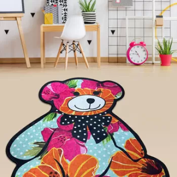 Covoras de baie, Chilai Home, Marctros Djt (140 x 160), 140x160 cm, Poliester, Multicolor imagine