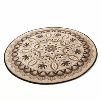 Covoras de baie, Chilai, Mandal DJT - Beige imagine