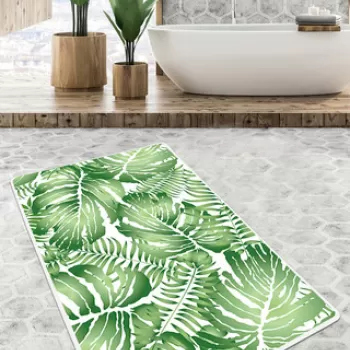 Covoras de baie, Chilai, Pied Djt 80x100, 80x100 cm, Poliester, Multicolor imagine