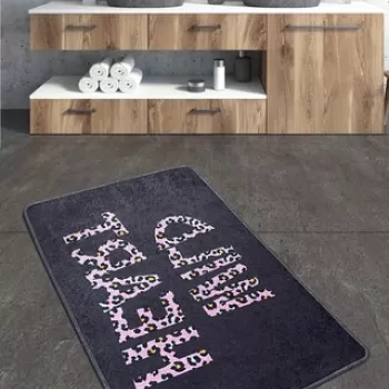 Covoras de baie, Chilai, Wild Heart Djt (80 x 100), 80x100 cm, Poliester, Multicolor imagine