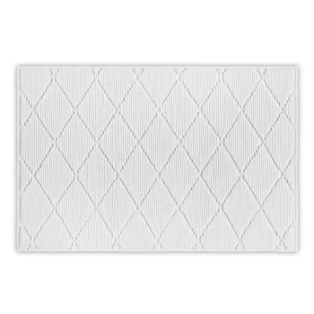 Covoras de baie, L'appartement , Diamond, 50x80 cm, Bumbac, Alb imagine