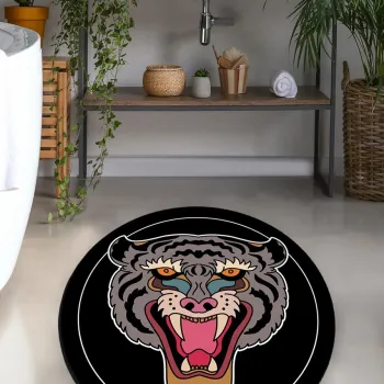 Covoras de baie, L'essentiel Maison, Black Woods 100, Poliester, Multicolor imagine
