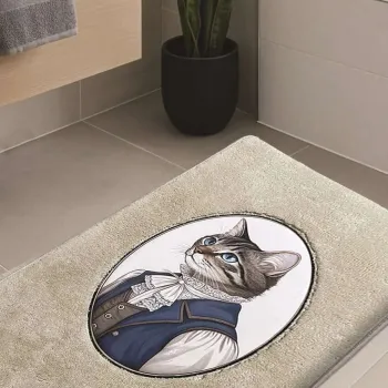 Covoras de baie, L'essentiel Maison, Modcat, 60x100 cm, Piatra imagine