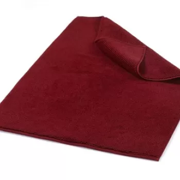 Covoras de baie, L'appartement , York, 60x90 cm, Bumbac, Rosu imagine