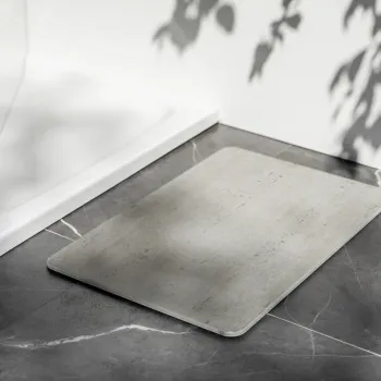 Covoras de baie Puna, Wenko, 39x60x1 cm, diatomit natural, bej imagine