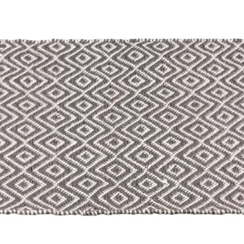 Covoras de baie Rug Turpan, Wenko, 50x80x0.8 cm, plastic/poliester, gri imagine